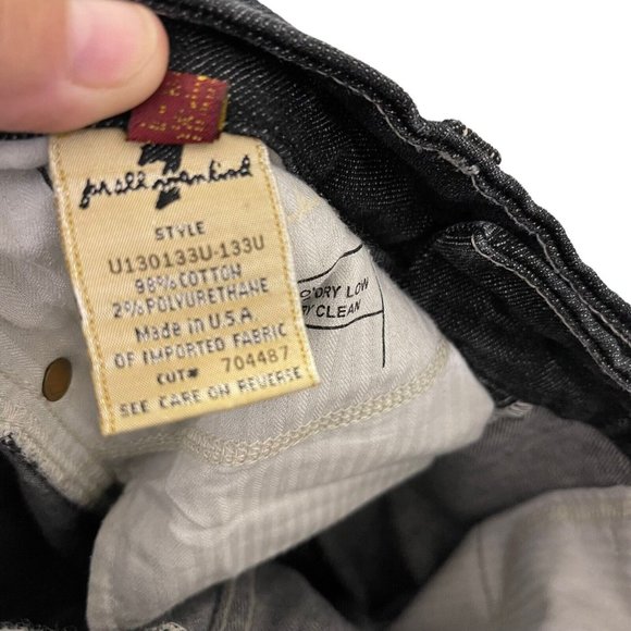 7 For All Mankind "A" Pocket Low Rise Flare Jeans Women's Size 27 U130133U-133U - Picture 12 of 12